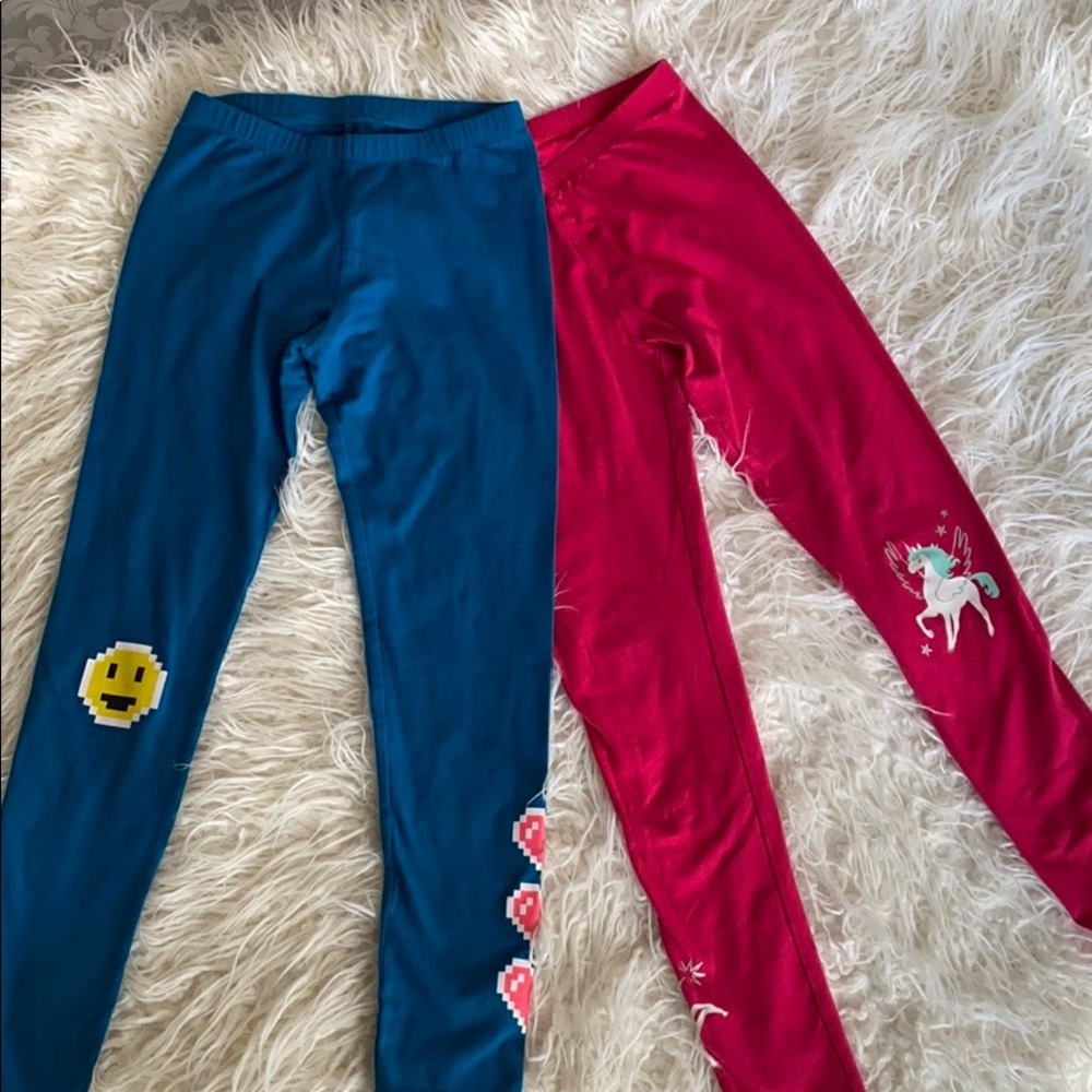 Cat & Jack girls XL 14/16 leggings (2 pair)